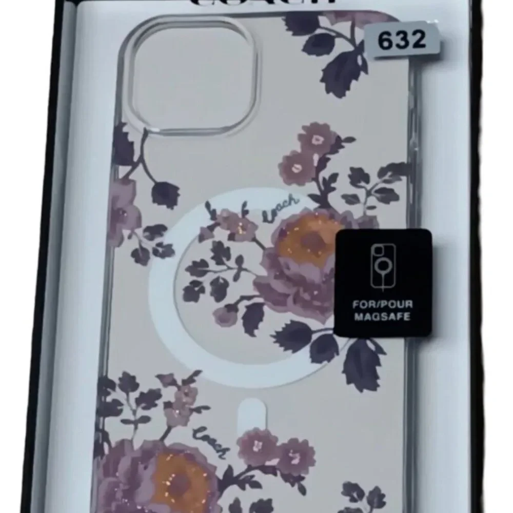 Coach Protective Case for MagSafe for iPhone 14 Plus - Moody Floral NEW